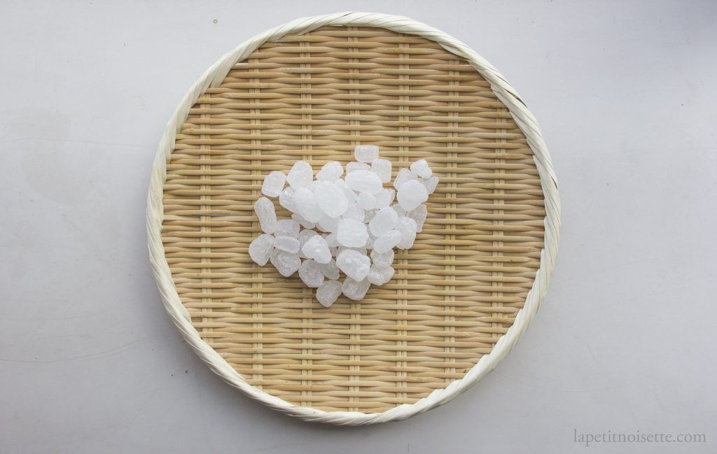 Rock sugar for making umeshu
