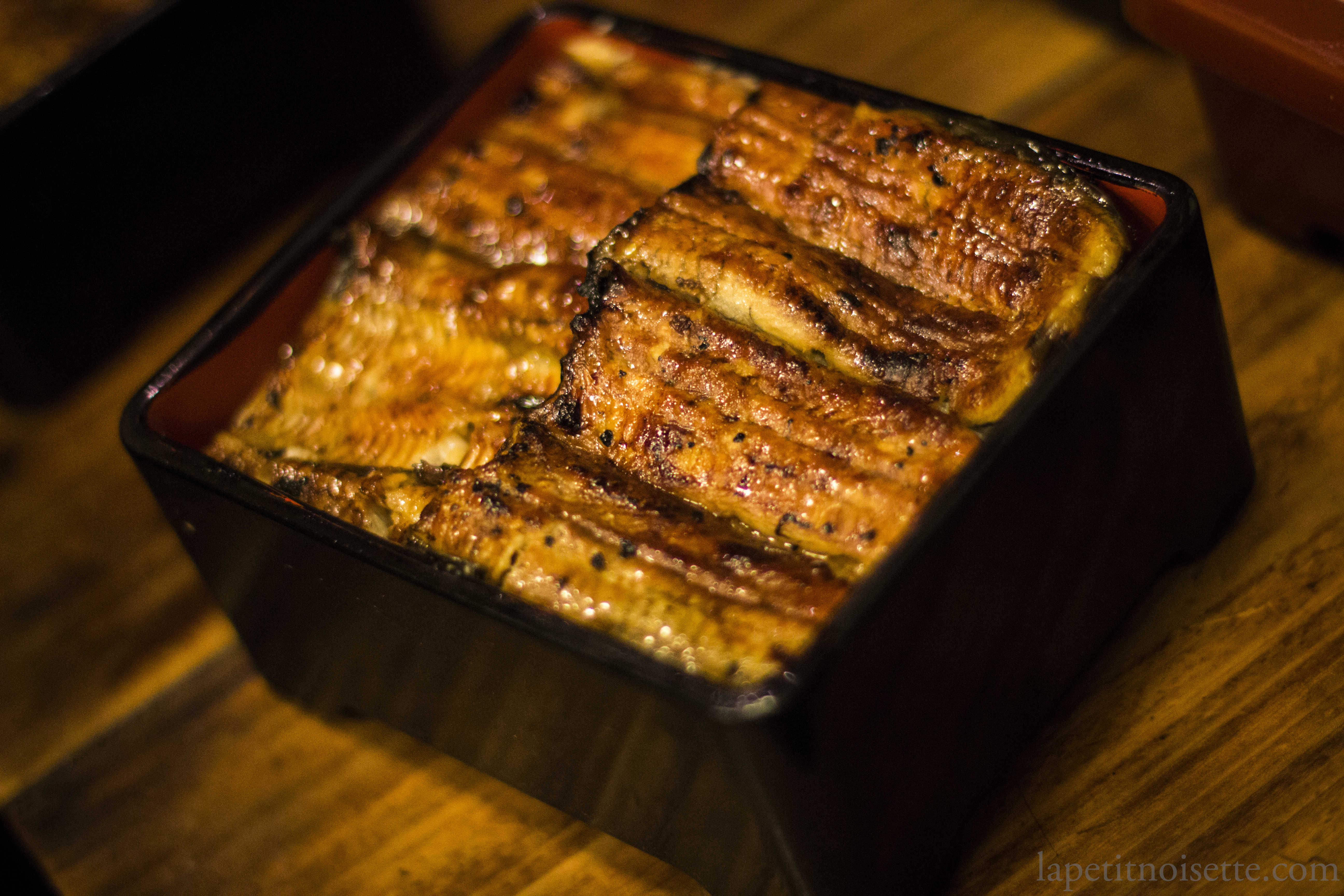 Japanese grilled eel over rice.