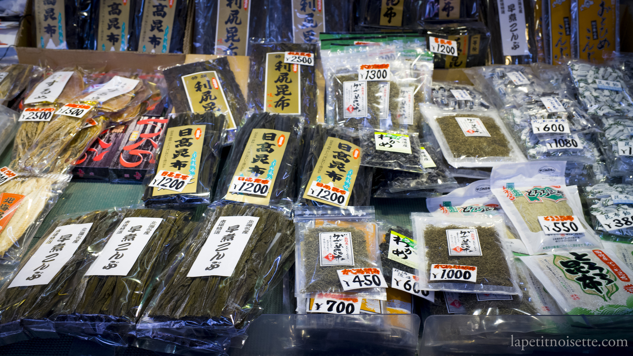 Kombu at the Hakodate Market, Hokkaido