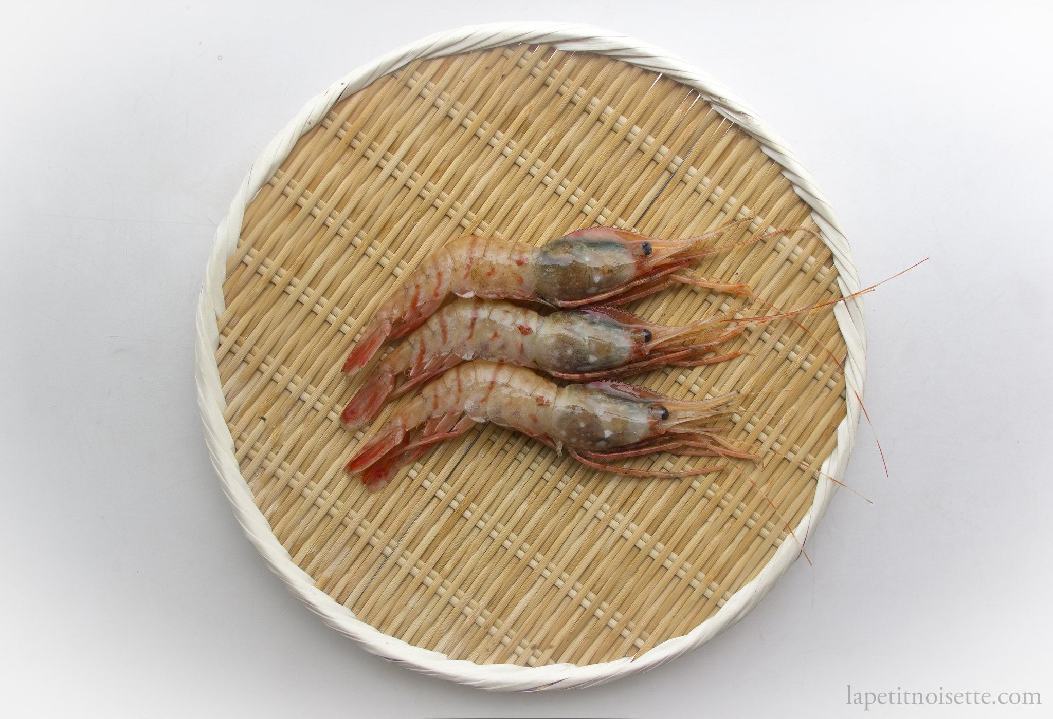 Botan ebi or spot prawns.