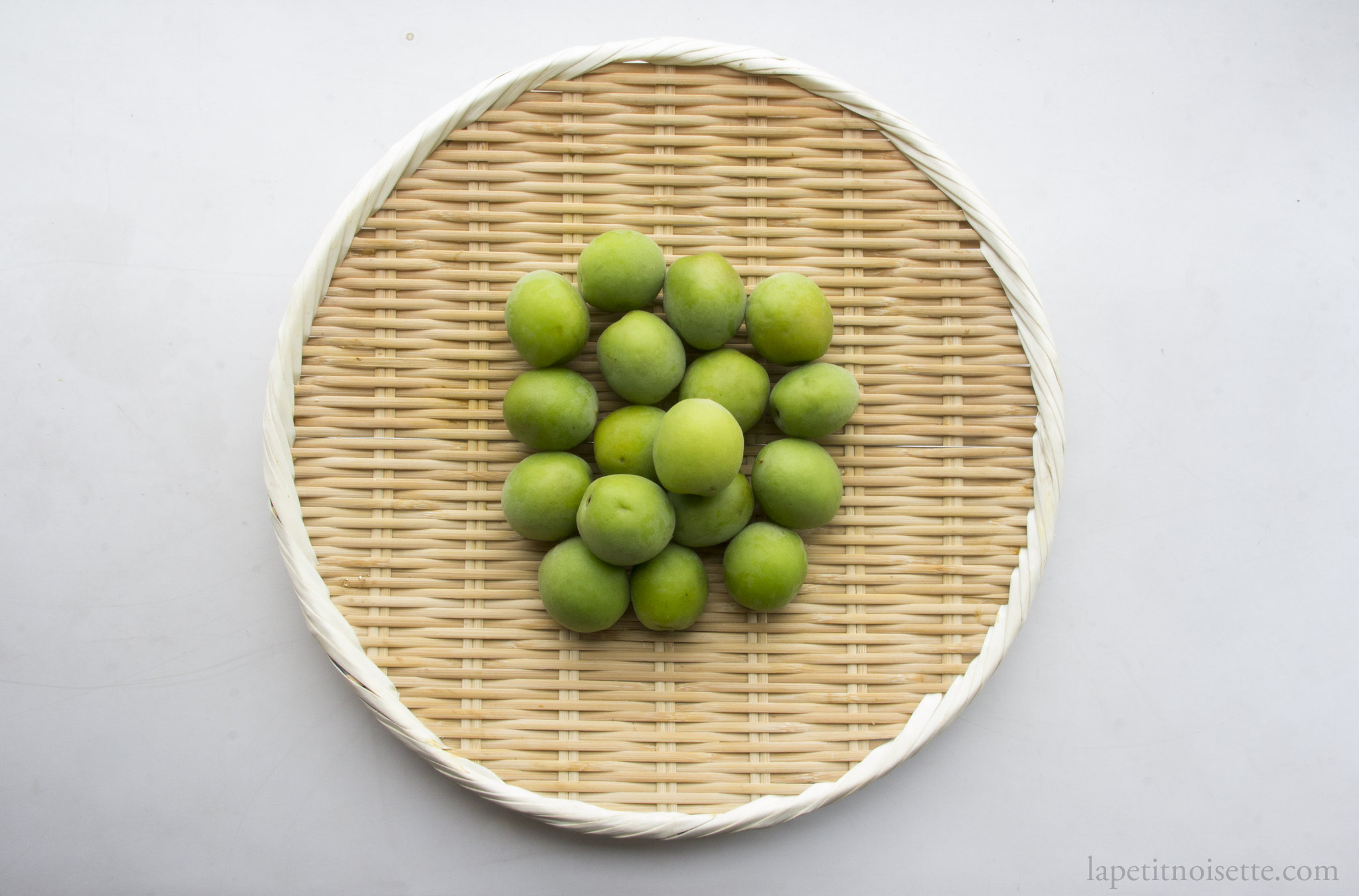 Japanese unripe ume for making plum wine