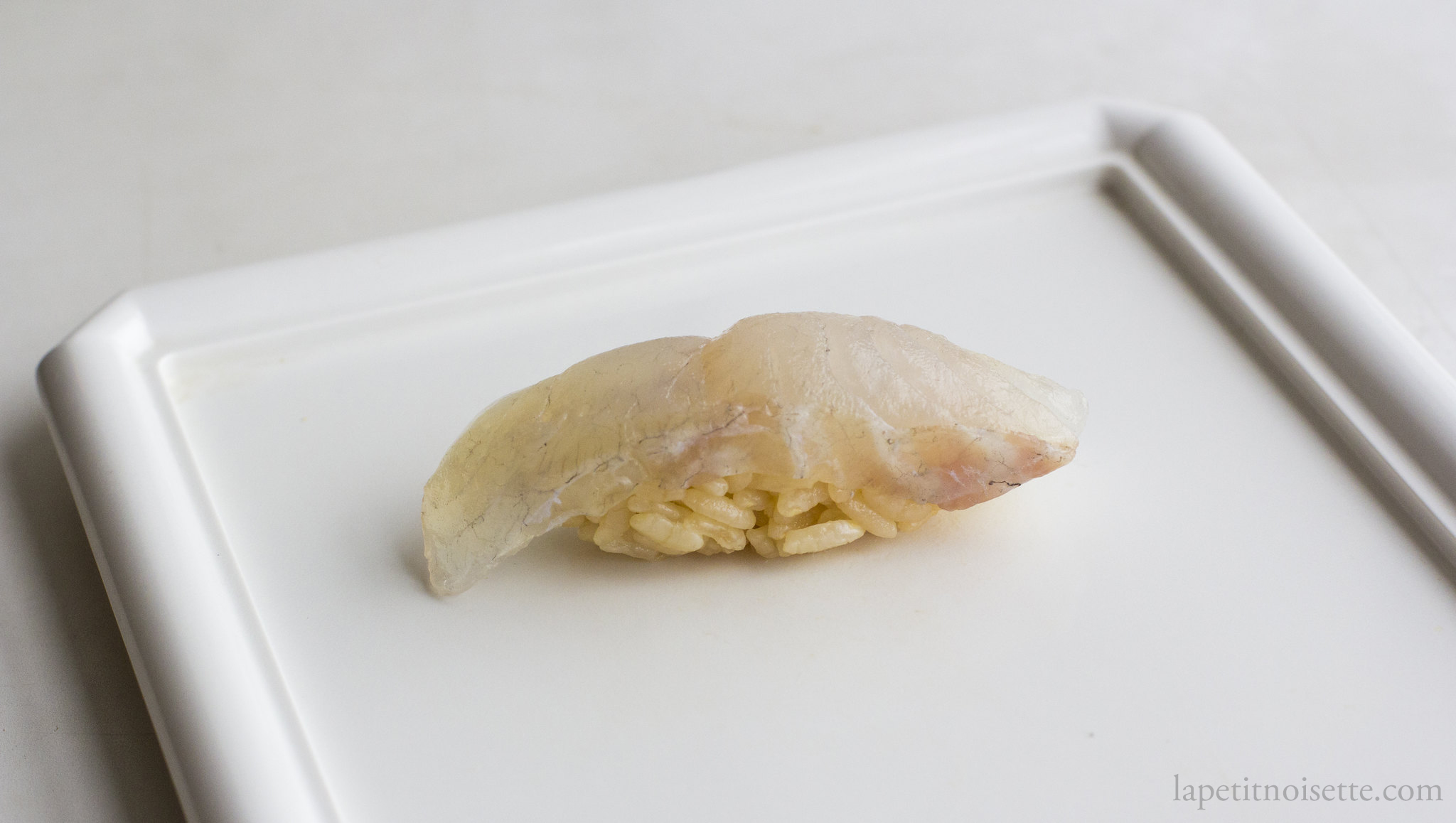 Japanese sea bass nigiri