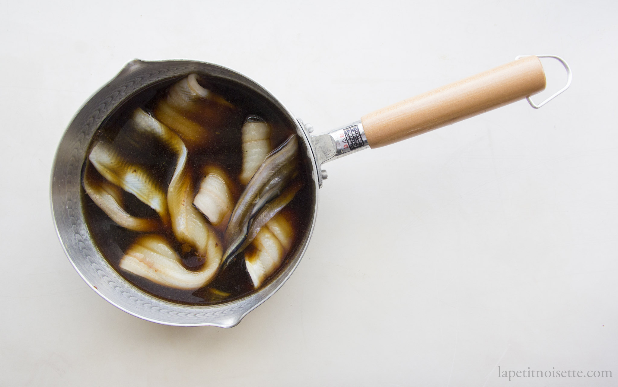 Traditional simmered Japanese sea eel for sushi.