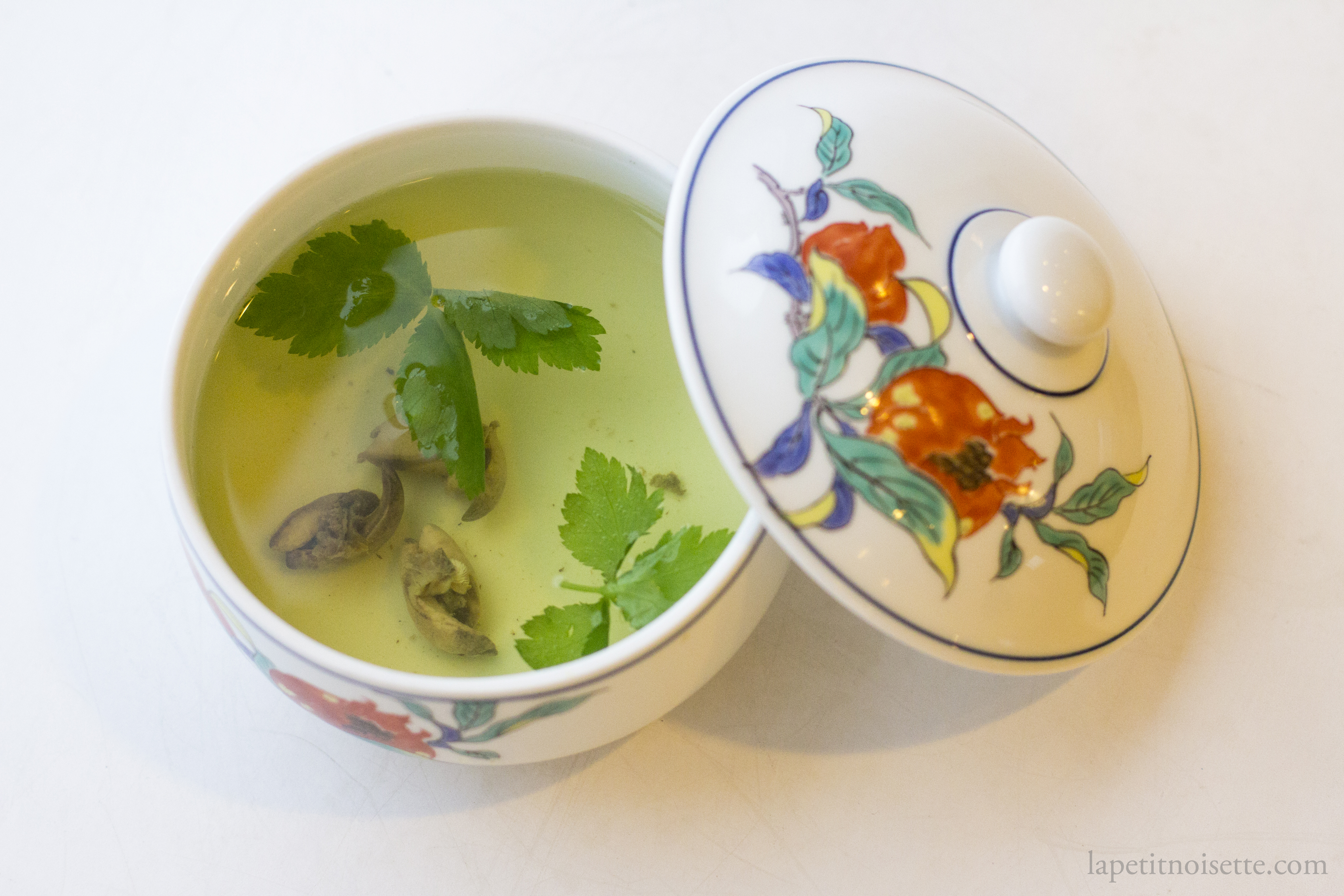 Japanese eel liver soup known as kimosui.