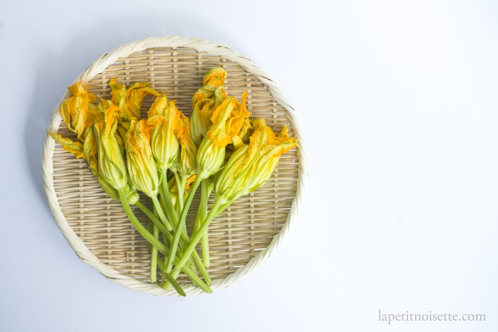Courgette Flowers are ideal for deep-frying as they contain a low water content