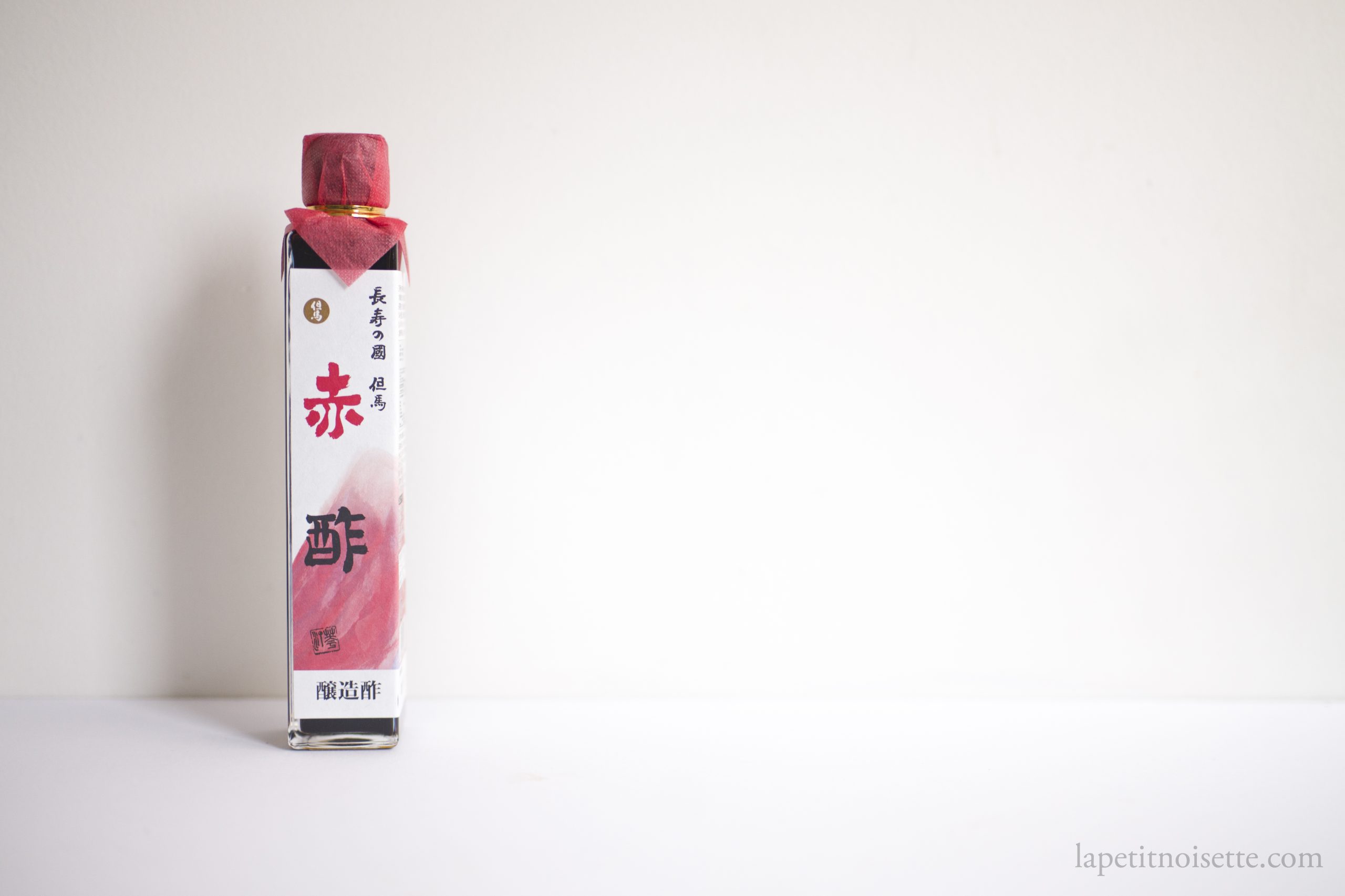 Japanese akasu vinegar made from sake lees used to make ponzu vinegar.