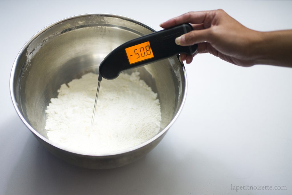 Tempura flour at -50°C