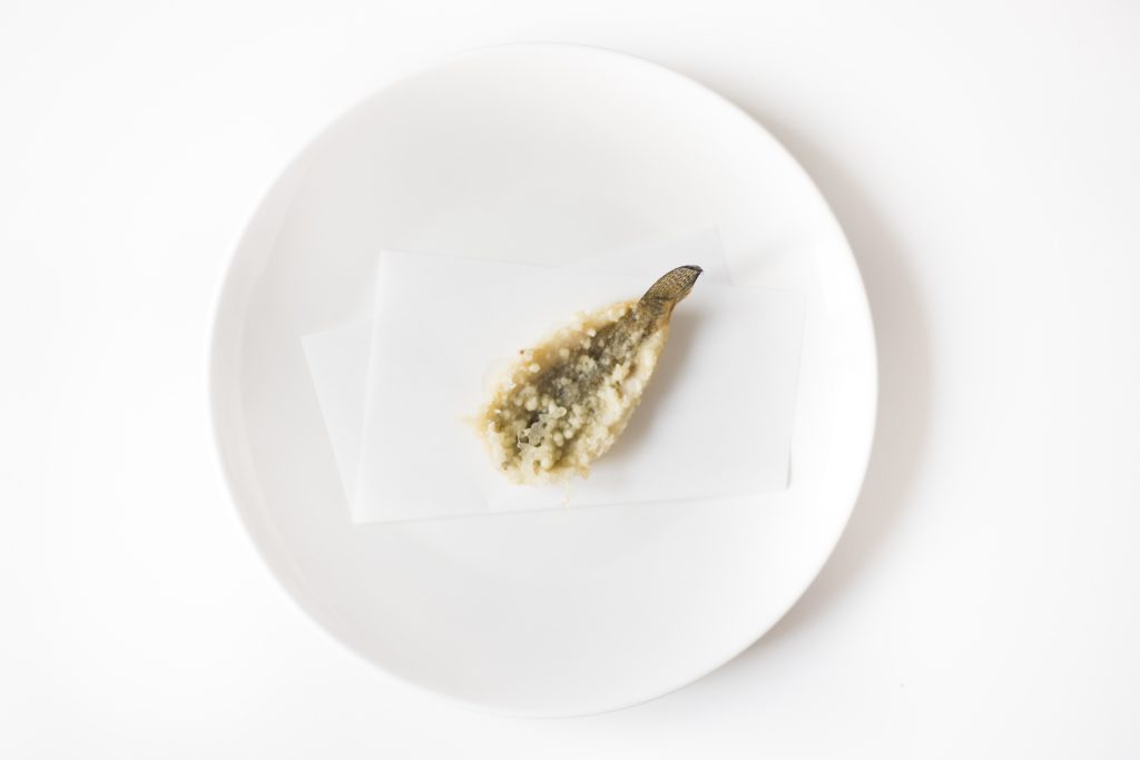 Tempura Japanese Goby, also known as Hase